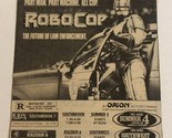Robocop Movie Print Ad Peter Weller TPA10 - £4.74 GBP