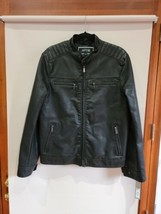 Apt. 9 Women’s Faux Leather Moto  Jacket  Size: Small  Color: Blk/White  NWT - £74.00 GBP