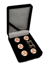 York Rite Royal Arch Triple Tau Masonic Tux Suit Button Covers Set - £35.96 GBP