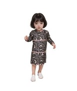 Lavender Alley Ruffle Lined Black &amp; Pink Dress Size 2T - $17.82