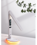 Foldable LED Desk Lamp with Wireless Charger &amp; Digital Display - $32.40