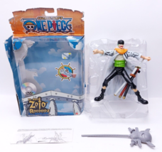 Roronoa Zoro 7&quot; Mattel Figure Shonen Jump One Piece Pirates Pi-Ripz J4157 *READ - £34.74 GBP