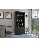 FM FURNITURE New York Bar Cabinet with a 10-Glass Wine Rack, 5 Bottle Cu... - $346.97 CAD+