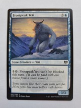 MTG Magic The Gathering Card Frostpeak Yeti Snow Creature Yeti Blue Kaldheim - £5.92 GBP