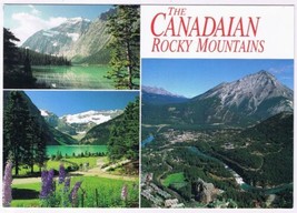 Postcard Edith Cavell Lake Louise Canadian Rocky Mountains Multi View 4.5 x 6.5 - £2.32 GBP