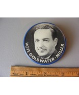 Vintage 2 1/2 inch Hologram Flasher Goldwater -  Miller Campaign Button - $577.03 MXN