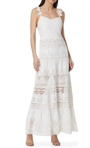 Alice + Olivia Alora Embroidered Sweetheart Neckline Midi Dress Size 4 - $443.52