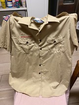 VTG 1996 BSA Men&#39;s XL Uniform Shirt Boy Scouts of America USA - £77.62 GBP