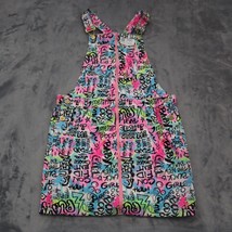 Girls Skirt Youth 14/16 Neon Casual Lightweight Overall Jumper Skirt Graffitti - £18.25 GBP