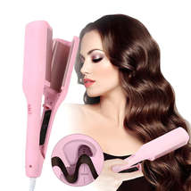 Hair Curling Iron 32mm Deep Wave Hair Curler 4 Temperature Adjustable Fast Heati - £24.67 GBP+