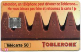Phonecard Collector Toblerone Chocolate Schokolade Telefonkarte - £3.97 GBP