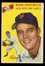 Vintage 1954 Baseball Trading Card TOPPS #99 BOB HOFMAN New York Giants Infield - £11.73 GBP