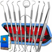 Dental Tools, 10 Pack Professional Plaque Remover Teeth Cleaning, With C... - $29.93