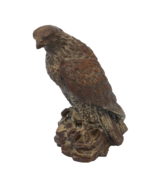 Red Mill Brown Resin Carved Wood Look Bald Eagle Statue Figurine - $33.71 CAD