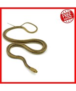 Authentic 48&quot; Yellow Rat Snake Toy - Heavy Duty Rubber Educational Actio... - $64.72 CAD