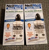 2 Pk Neil Med Sinus Rinse Squeeze Bottles Refillable 8oz (ZZ74) - £13.97 GBP