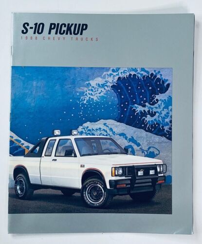 1988 Chevrolet S-10 Pickup Trucks Dealer Showroom Sales Brochure Guide C... - $7.09