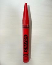 Vintage 1988 Giant Red Crayon Bank 35&quot; Fantazia Marketing Corp Coin Bank 0924!!! - $29.70