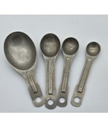 Vintage Metal Measuring Spoons Set 4 Unbranded Kitchen Utensils Preloved - €8,53 EUR