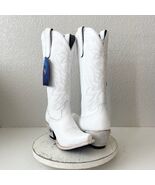 Lane MEGAN MORONEY Cowboy Boots Smokeshow Womens 10 White Western Cowgir... - $292.05