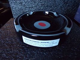 Ceramic Cigar Ashtray Measures 7.25" Diameter without box image 6