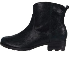 Sorel Lolla II Bootie Waterproof Ankle Boot Metallic Black $165 Sz 7, NIB! - £79.12 GBP
