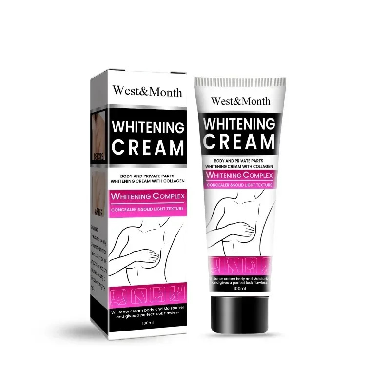 Whitening Cream  Armpit Legs Knees Elbow Inner Thigh Bleach Cream 100g - £10.14 GBP