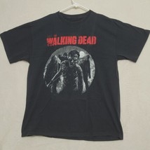 The Walking Dead Men’s T-SHIRT Size L Large Original Horror Zombies Black - £14.84 GBP