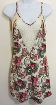 Vintage Victoria’s Secret Paisley Roses Lace Slip Dress Nightgown Size S... - £18.48 GBP