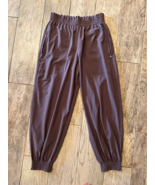 Athleta Savannah Jogger Pull On Pants size 4 Purple 798621 High Rise Pap... - $686.36 MXN