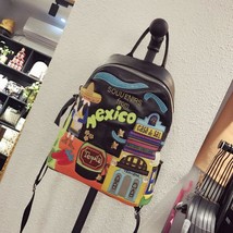 2022 New Creative Embroidery Backpack Women Bag Large Capacity  High Quality Lea - £93.75 GBP