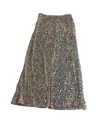 Endless Rose Womens S Sequin Maxi Skirt Pink Lemonade Formal Cocktail - $36.33