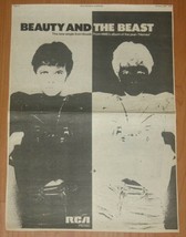 David Bowie Beauty And The Beast 1978 Original Uk Advert Promo A3 Uk Ad Poster - £10.09 GBP