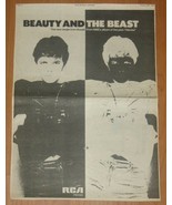 DAVID BOWIE Beauty and the Beast 1978 Original UK ADVERT Promo A3 UK AD ... - £9.86 GBP