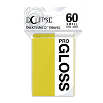 Eclipse Deck Protector Gloss Sleeves S 60pcs - Lemon Yellow - $22.91