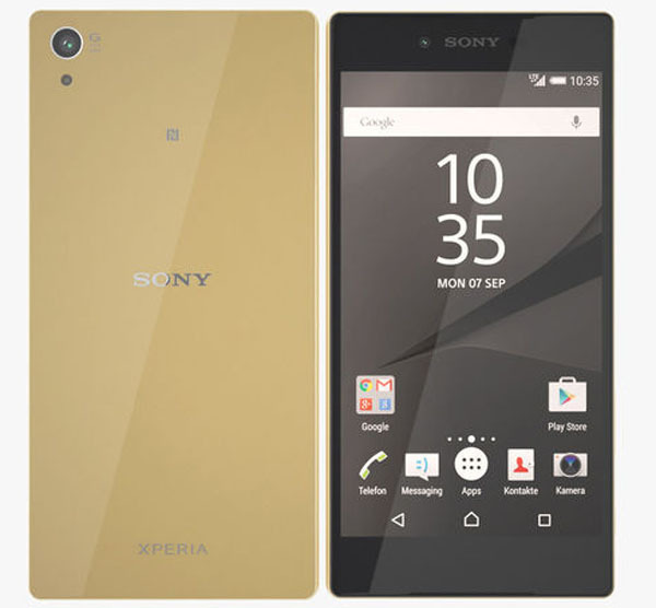 Primary image for Sony Xperia z5 premium e6853 gold 3gb 32gb 5.5" screen android 4g smartphone