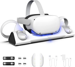 Zyber Meta Quest 2 Charging Dock, Vr Charging Stand For Charging, And Cable. - £56.50 GBP