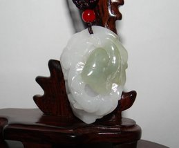 YW 1.8&quot; China Certified Grade A Nature Hisui Jadeite Jade Fortune Pixiu ... - £180.56 GBP
