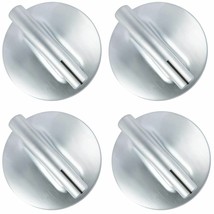 4 Cooktop Burner Knob WP74010839 For Jenn-Air JED8430BDB JED8430BDF JED8430BDS - £23.79 GBP