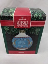 Hallmark Keepsake 1991 Ornament Grandson Glass Ornament - £15.91 GBP