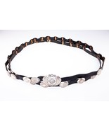 Patrick Ohlinger Designed Coin Silver Concho Belt 2004 w/ 44 elements an... - $2,558.64 CAD