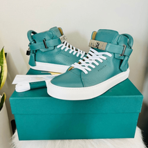 BUSCEMI Mid Sneaker, Women’s Italian Leather Hightop , Size 38 (Euro) Pe... - $438.52