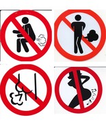 Promotion SET 4 Sheet FORBIDDEN FART Sticker Racing Tuning 10 cm / 4 in - $12.33 CAD