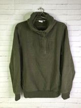 Puma Mens Size M Archive Embossed Logo Long Sleeve Hoodie Sweatshirt Army Green - £21.89 GBP