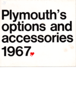 Mopar 1967 Plymouth Options and Accessories Foldout Brochure 2A - $15.20