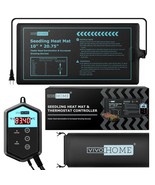 10 Inch X 20.75 Inch Waterproof Seedling Heat Mat And 40-108F Digital Th... - $52.99