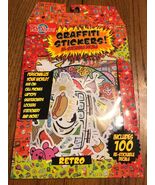T.S.Shure Graffiti Stickers! RE-Stickable Decals Includes 100 RETRO Ship... - $304.08 MXN