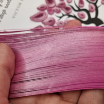 Glossy Quilling Paper Strips 4 packs One Metalized Side, Card or Jewelry... - $18.99+