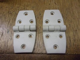Marine Boat DOOR HINGE 3 X 1 3/8 white Nylon 202531-1 pair - $14.80