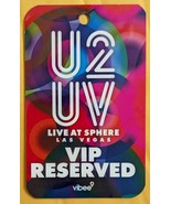 U2 UV Live at Sphere Las Vegas VIP Reserved Pass, No Lanyard - $49.95